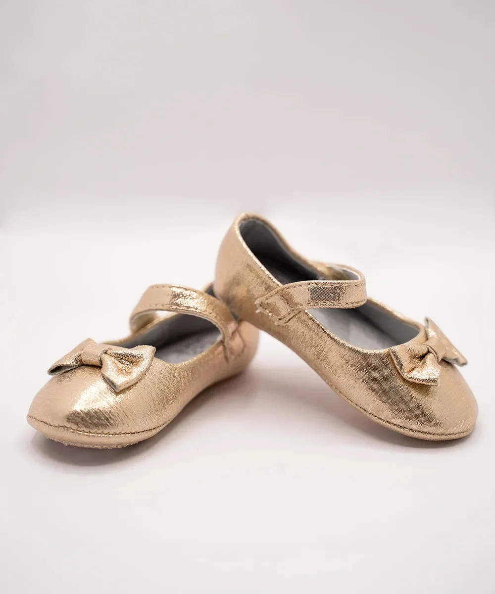 Golden Party wear Sandals for Infants