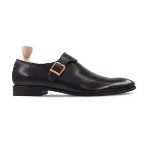 Goofy - Men's Dark Brown Calf Leather Single Monkstrap