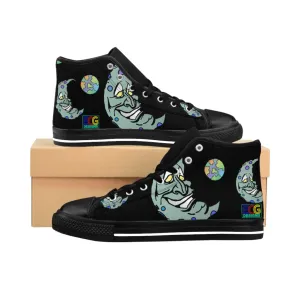 Green Moon Women's High-top Sneakers