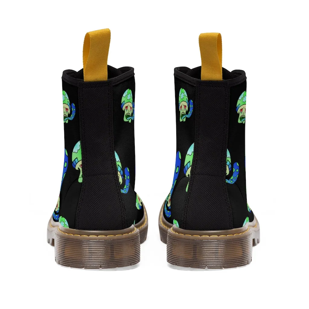 Green Shroom Women's Canvas Boots