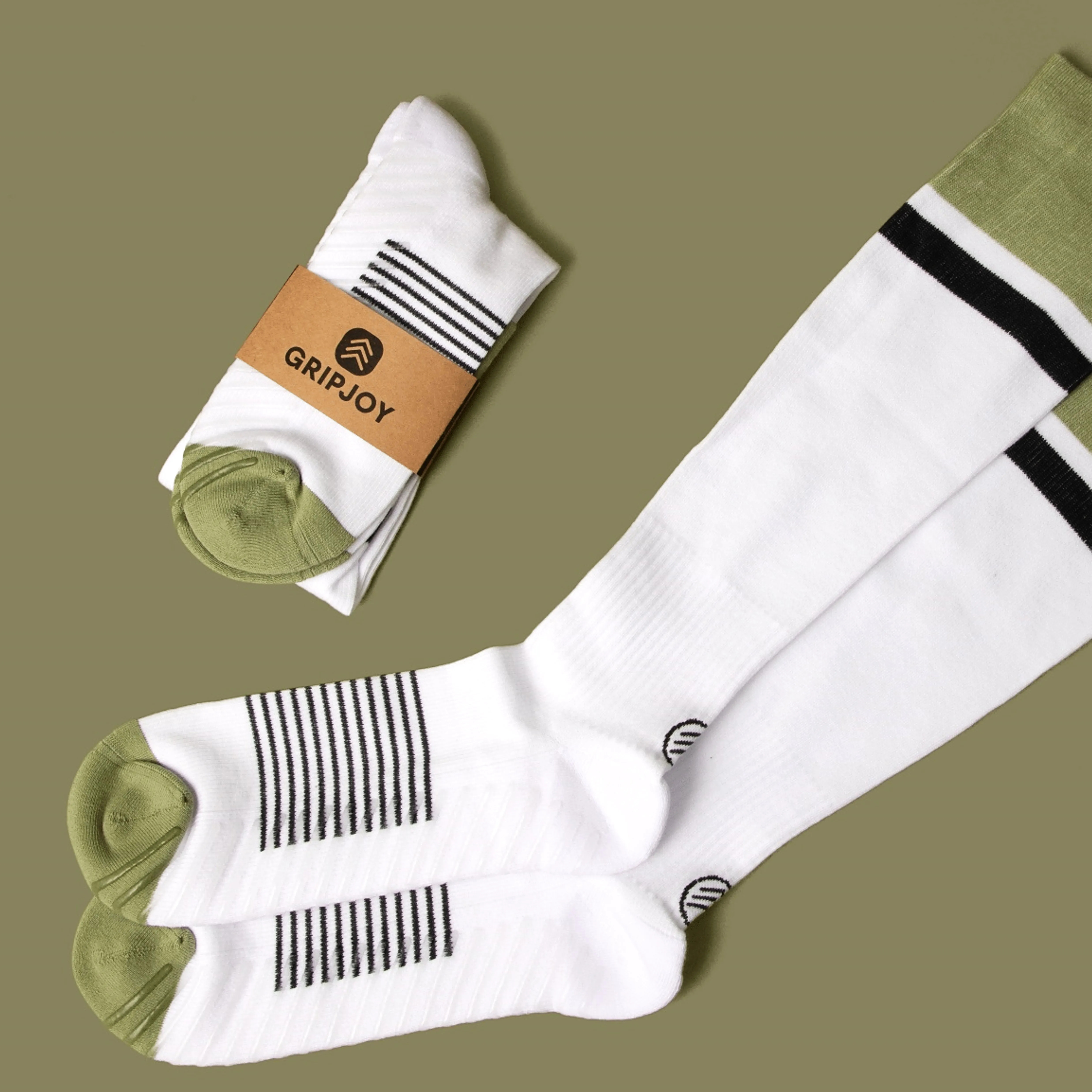 Gripjoy Men's Compression Socks with Grips