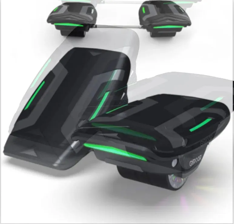 Gyroor Hoverboard Hovershoes-Gyroshoes S300 Electric Hover shoes Hoverboard with LED Lights