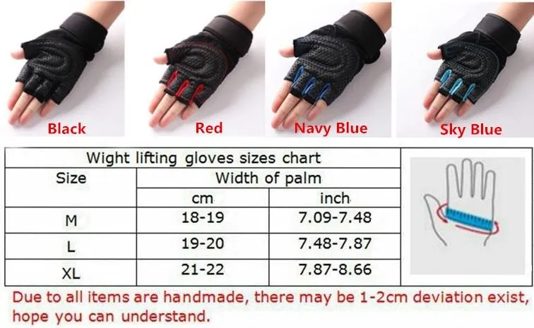 Heavyweight Sports Exercise Weight Lifting Gloves