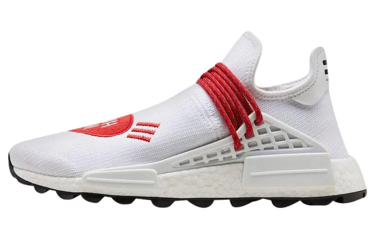 Human Made x Pharrell Williams x adidas NMD HU sneakers, white/red