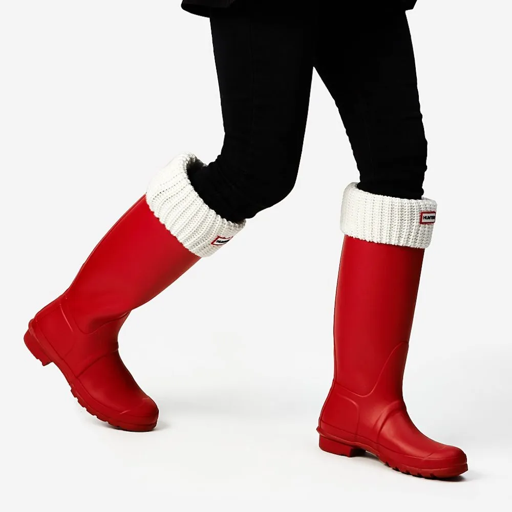 Hunter Women's Original Tall Wellington Boots in Military Red