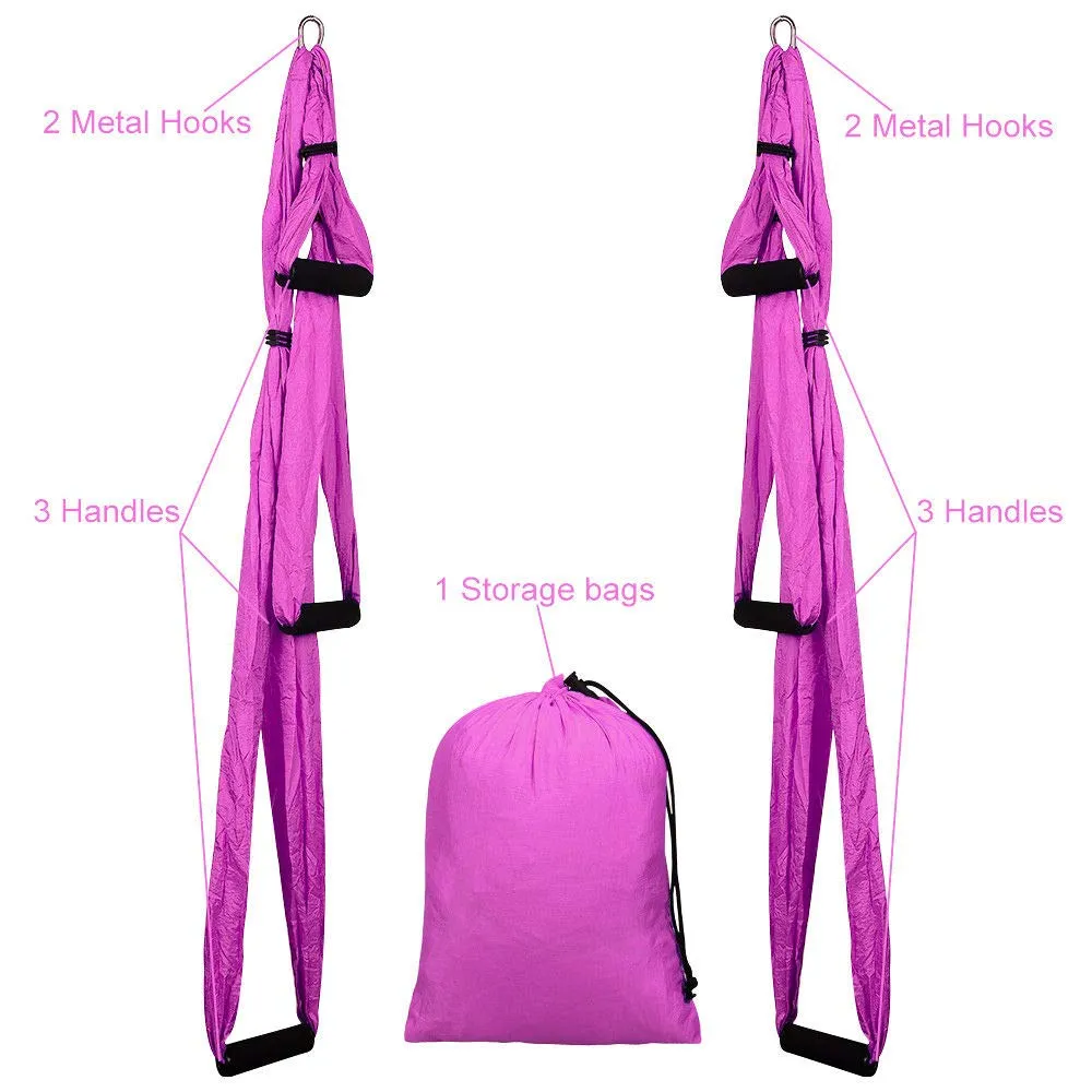 KAIDEE Yoga Swing Hammock and Yoga Wheel