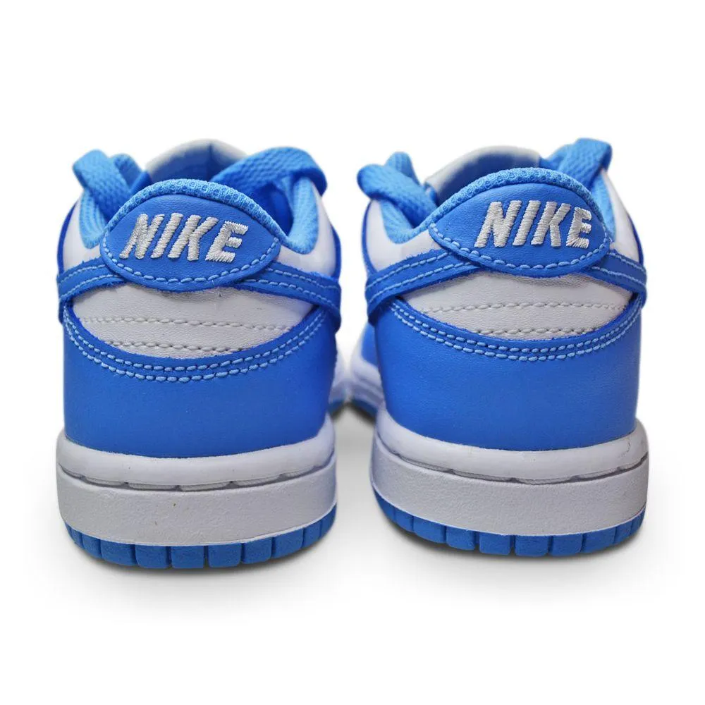 Kids Nike Dunk Low (PS) - CW1588 103 - White University Blue White