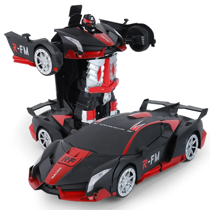 Kids One Key Deformation RC Car Gesture Sensing Robot Rotation Drift Stunt Car Toy