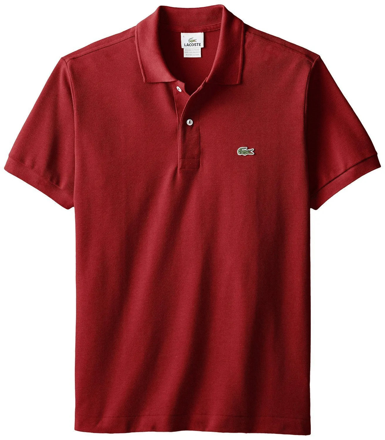 Lacoste Men's Short Sleeve Pique L.12.12 Original Fit Polo Shirt