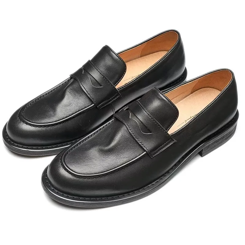 LeatherLux Modish Slip On Penny Loafers