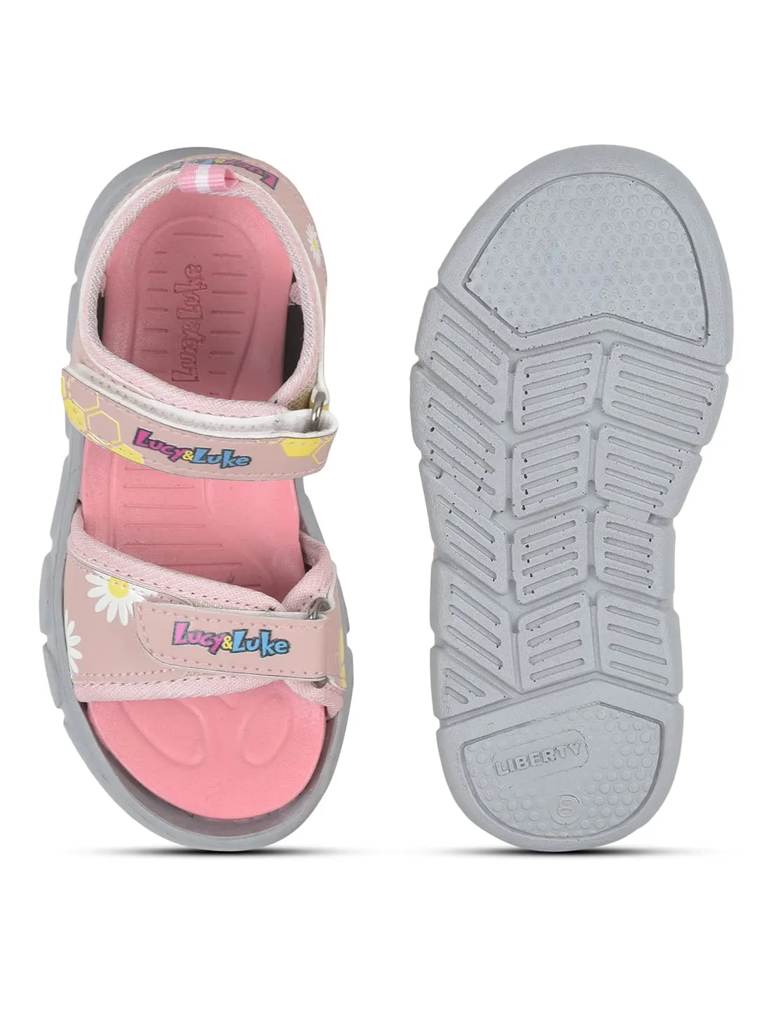 Liberty FLYNN-41 Kids Casual Sandal PINK (6C UK)