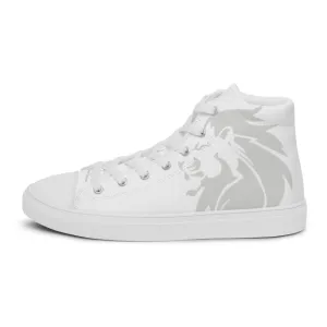 Lion of Judah Silver | Christian Men’s High Top Shoes | VT Mission Merch