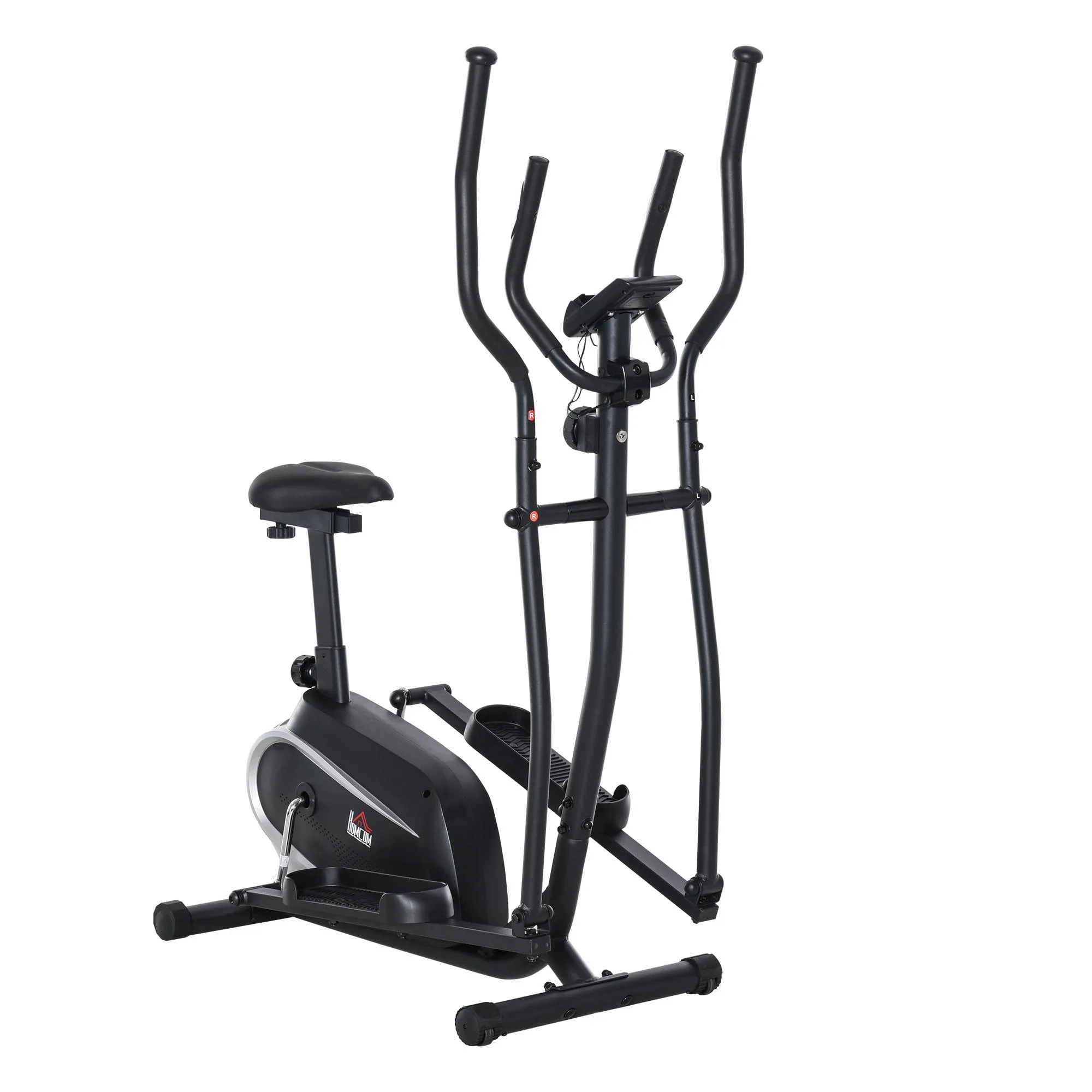 Magnetic Exercise Training Bike Stationary Bike w/ Flywheel & Digital Monitor