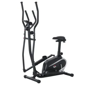 Magnetic Exercise Training Bike Stationary Bike w/ Flywheel & Digital Monitor