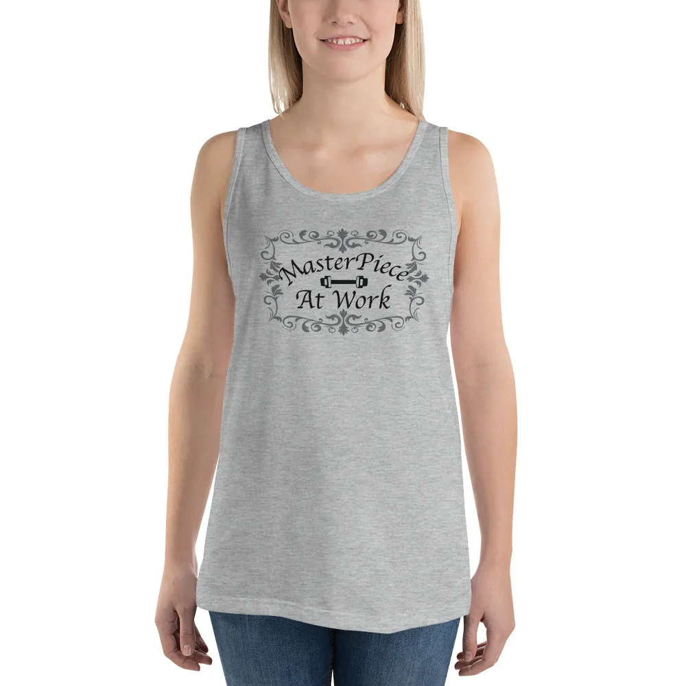 Masterpiece at Work- Unisex  Tank Top - Super comfortable shirt, perfect for fitness or any occasion