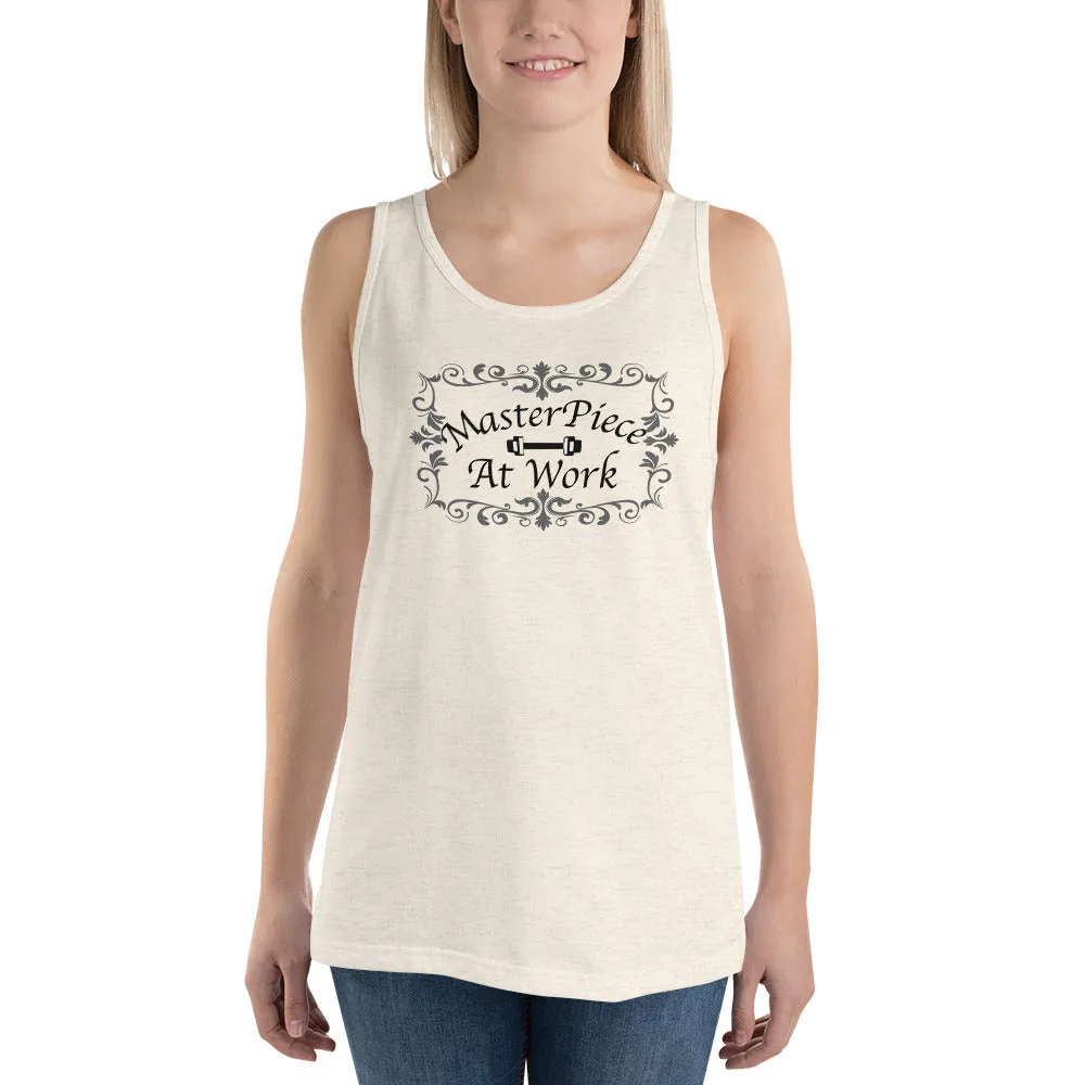 Masterpiece at Work- Unisex  Tank Top - Super comfortable shirt, perfect for fitness or any occasion