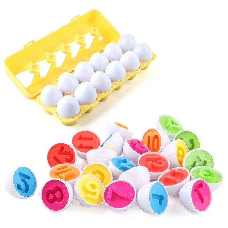 Matching Eggs Educational Toy Set with Packing Box