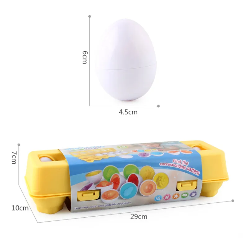 Matching Eggs Educational Toy Set with Packing Box