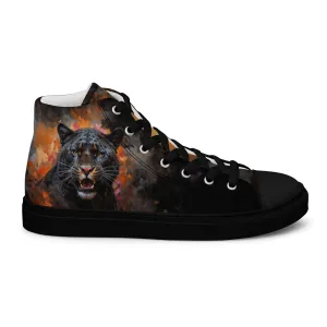 Men’s high top canvas shoes - BLack Panther