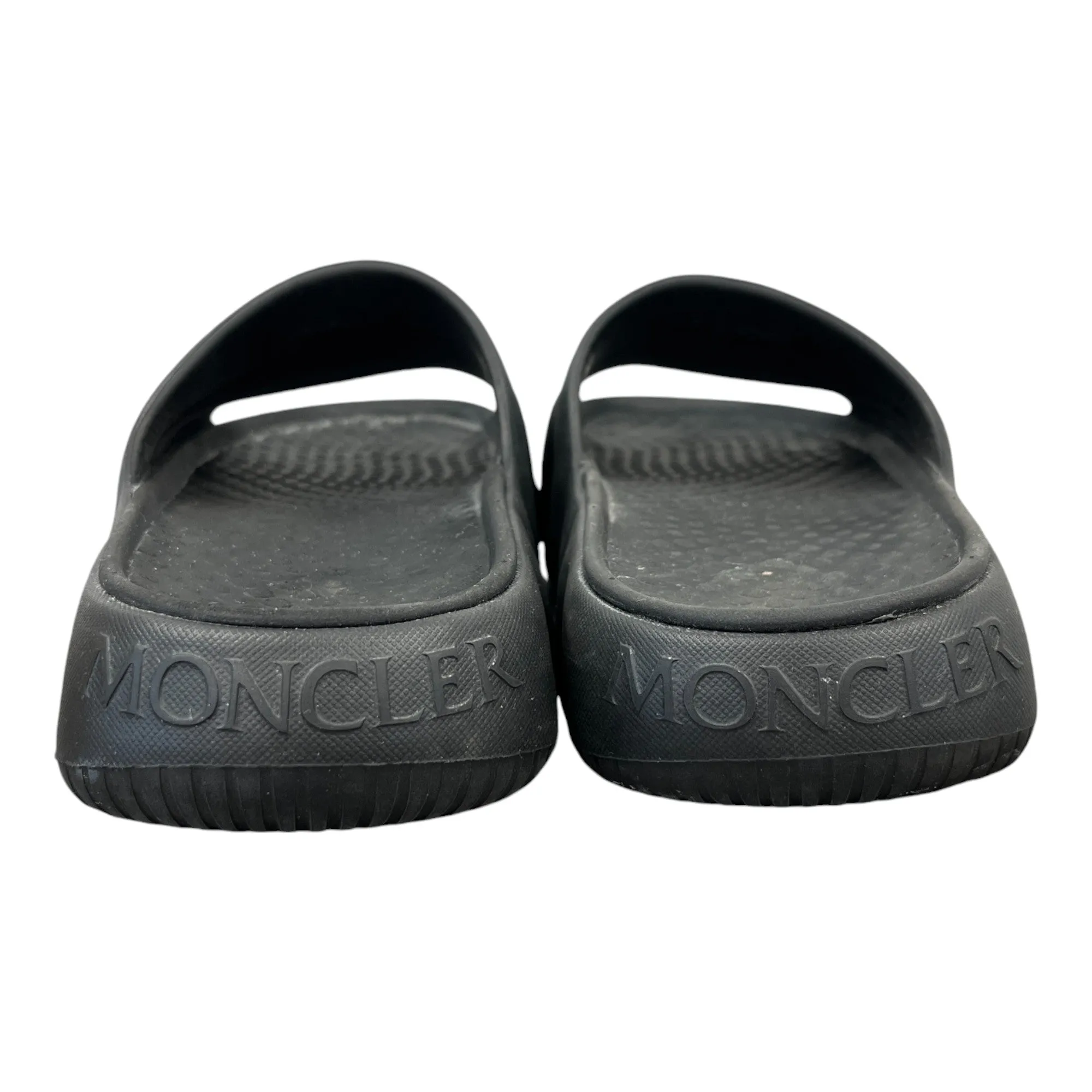 Men's Logo Quilted Slides Black Size EU 42 / UK 8