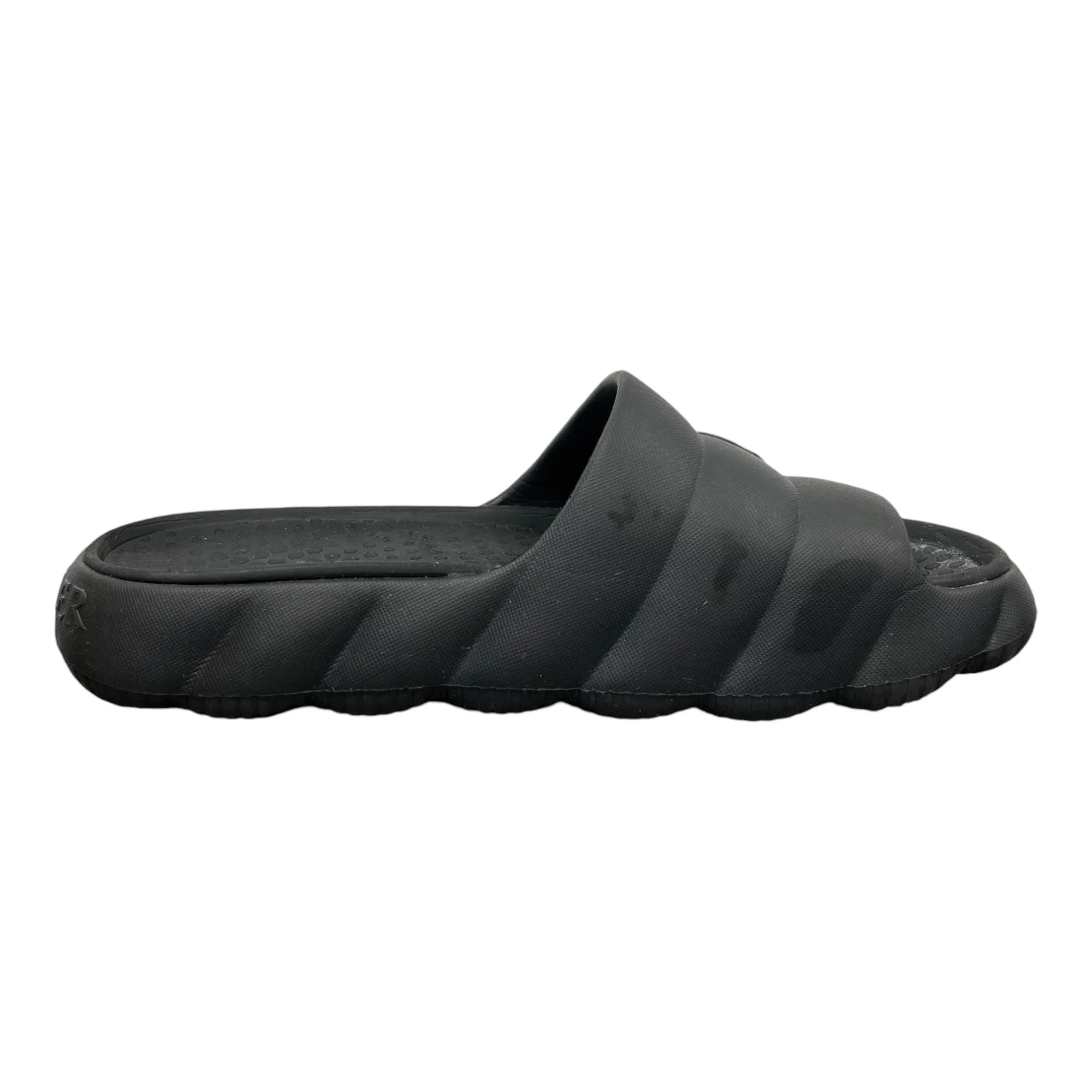 Men's Logo Quilted Slides Black Size EU 42 / UK 8