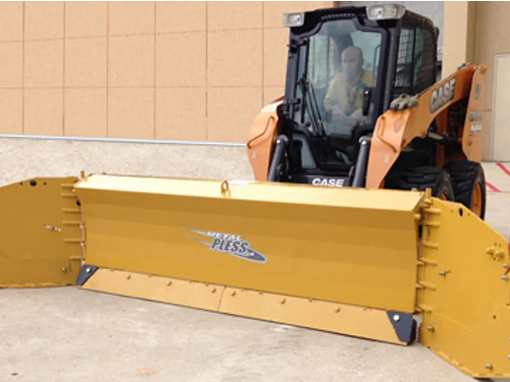 METAL PLESS Hydraulic wing snow plow