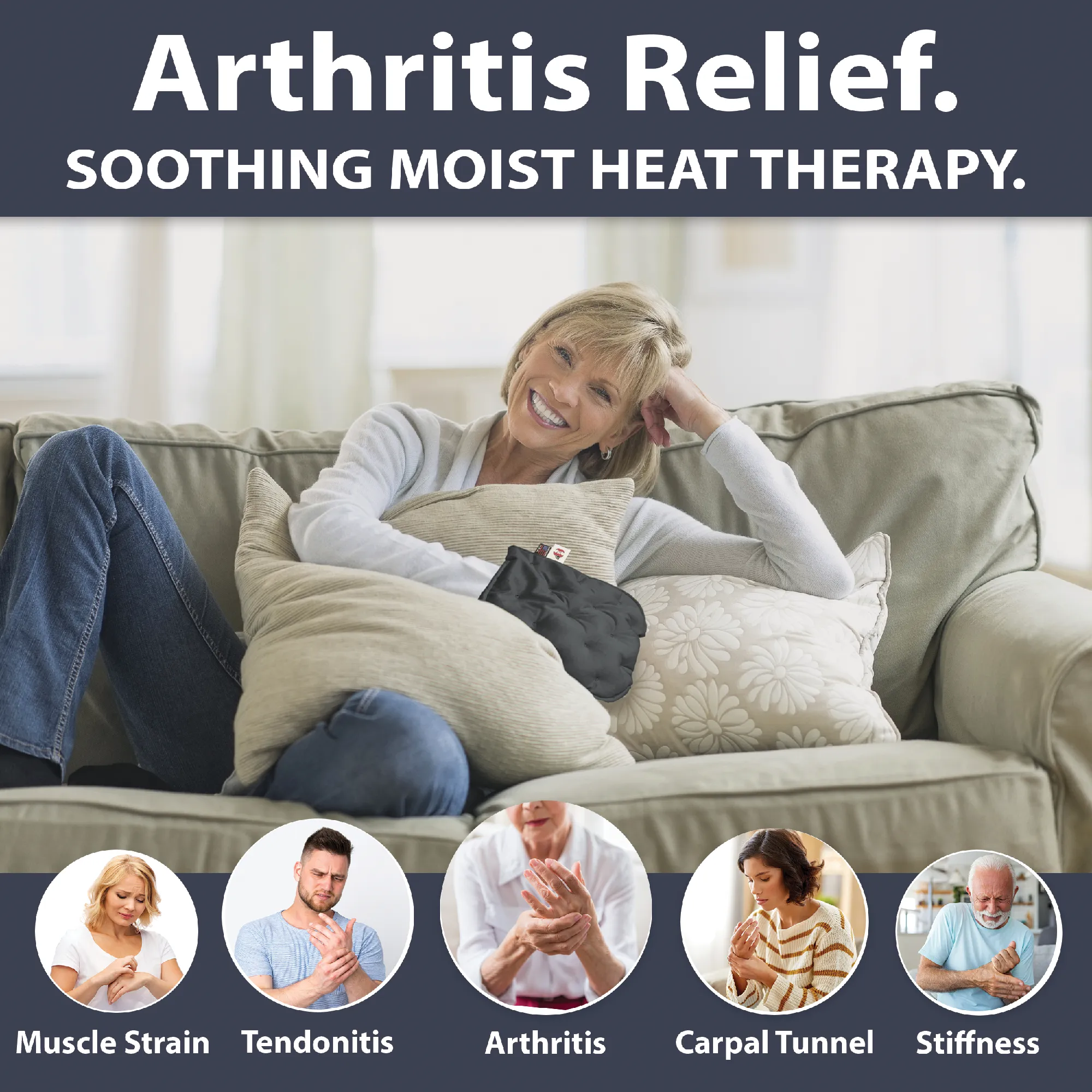 MicroBeads Arthritis Mitt Moist Heat Therapy Pack