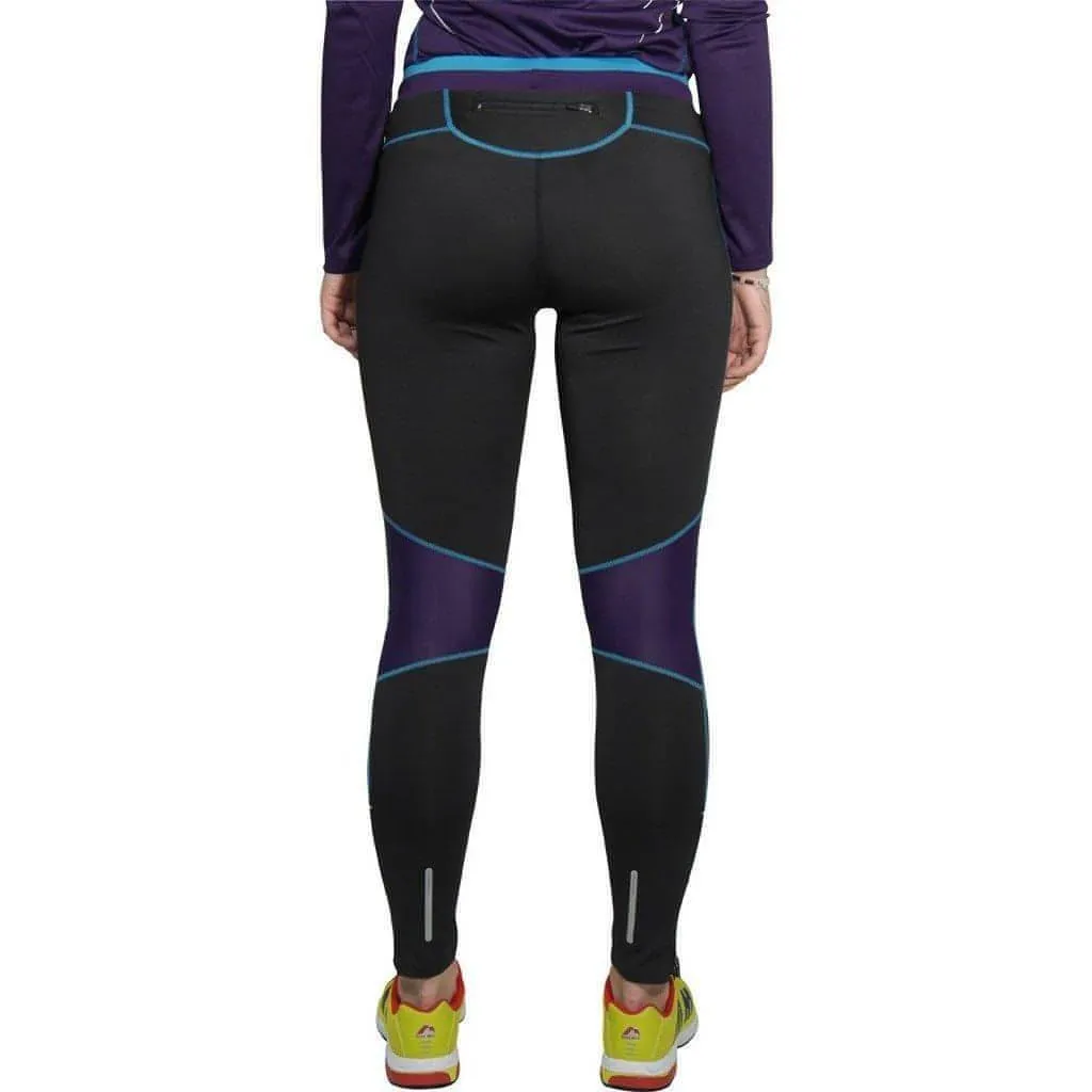 More Mile Prime Womens Long Running Tights - Black