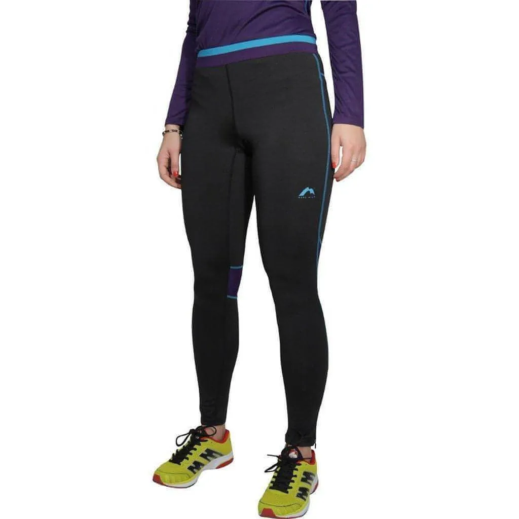 More Mile Prime Womens Long Running Tights - Black