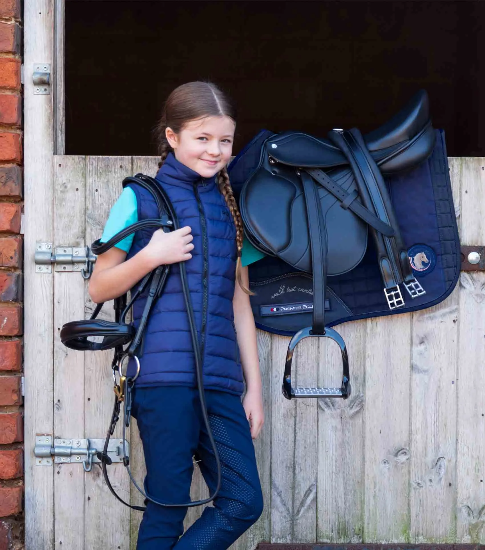 My Pony Jack Cotton GP/Jump Plain Saddle Pad Navy