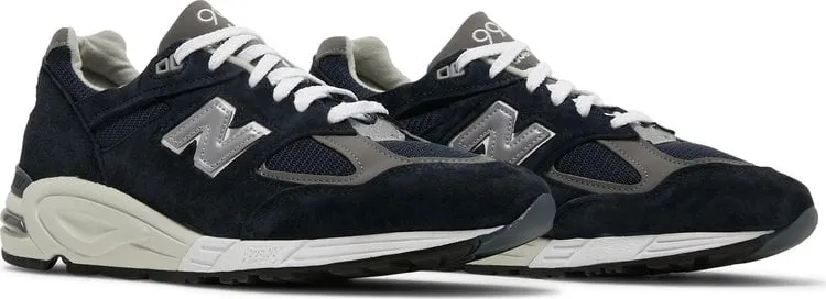 New Balance 990v2 Made in USA 'Navy' sneakers, blue