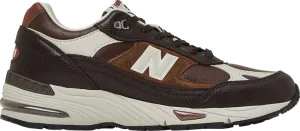 New Balance 991 Made in England 'French Roast' Sneakers, Brown