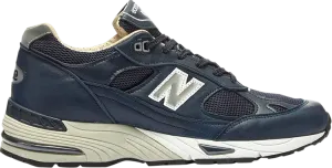 New Balance 991 Made in England sneakers, navy/light green