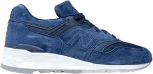 New Balance 997 Made In USA 'Tonal Navy' Sneakers, Blue