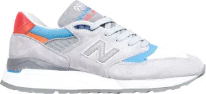 New Balance 998 Made in USA sneakers, grey/multicolor