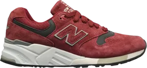 New Balance 999 Made in USA 'Burgundy Grey' sneakers, red