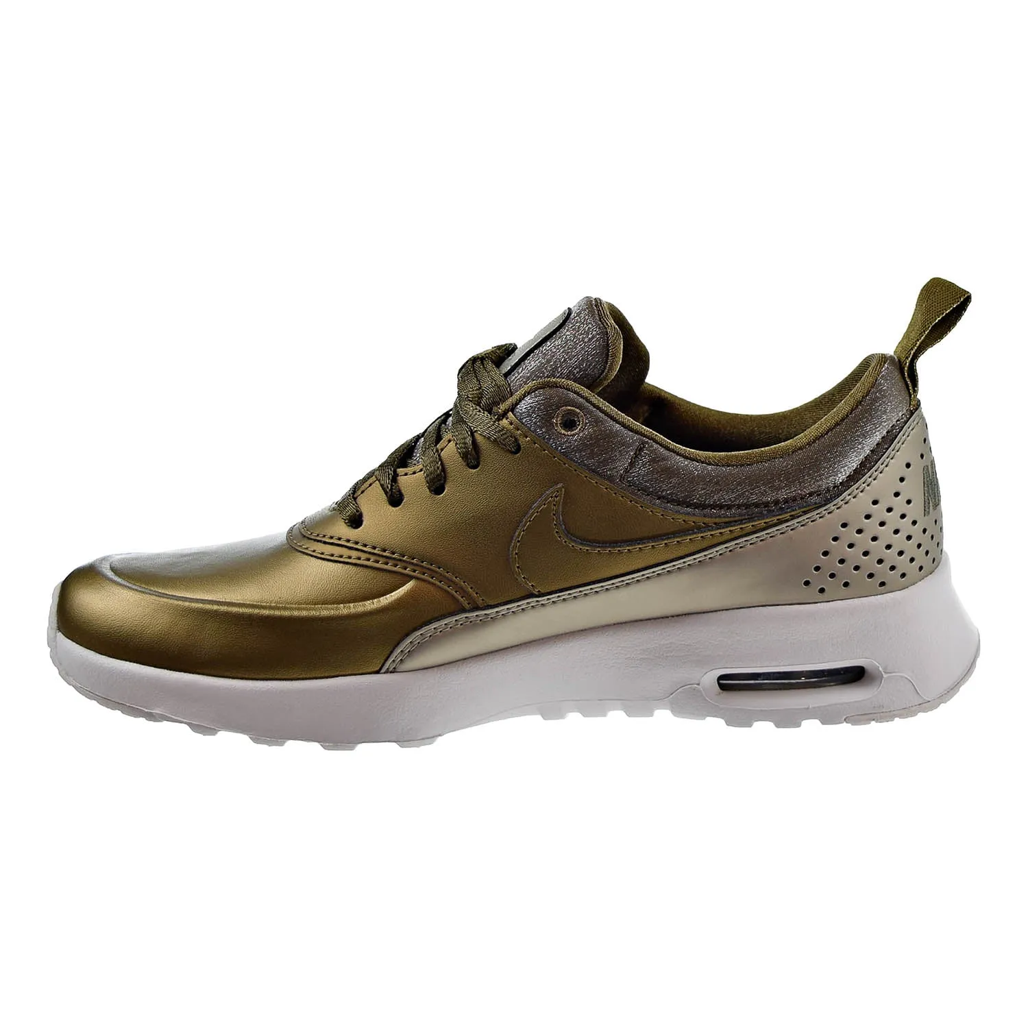 Nike Air Max Thea Premium Womens Shoes Metallic Field/Metallic Field