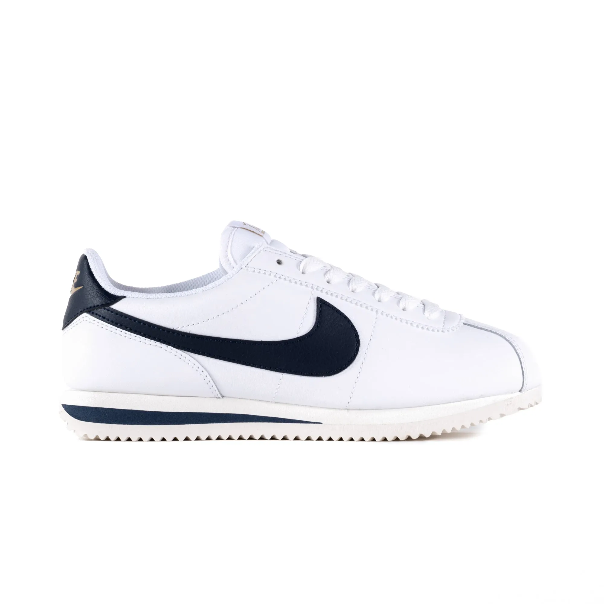 Nike Cortez Leather White/Obsidian/Sail/Metallic Gold HJ9343-100