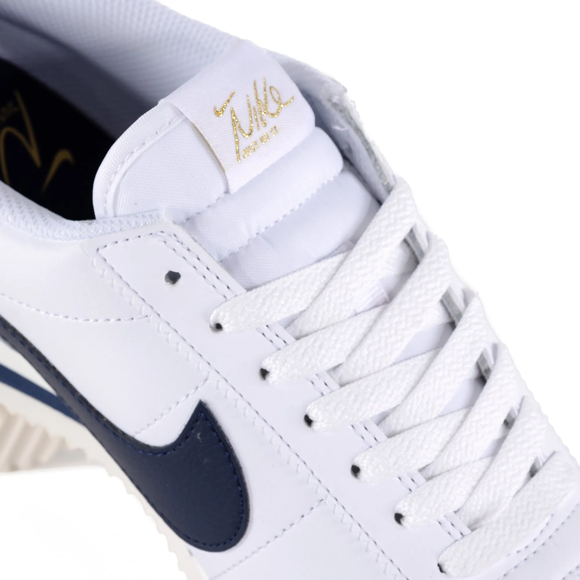 Nike Cortez Leather White/Obsidian/Sail/Metallic Gold HJ9343-100