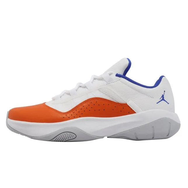 Nike Men's Air Jordan 11 Comfort Low Shoes - White / Safety Orange / Hyper Royal