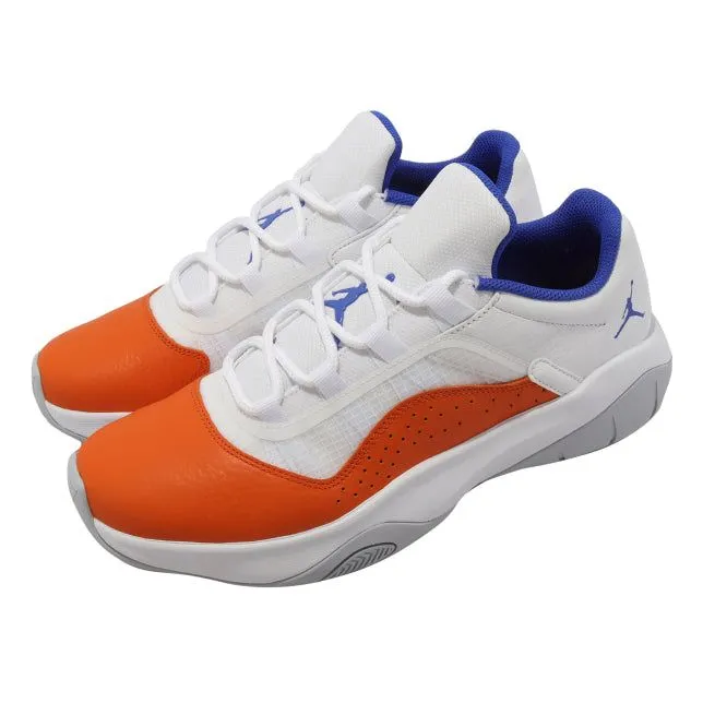 Nike Men's Air Jordan 11 Comfort Low Shoes - White / Safety Orange / Hyper Royal