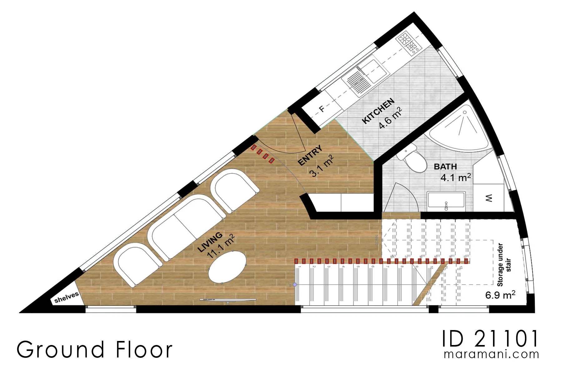 One Bedroom Casa Cheese - ID 21101