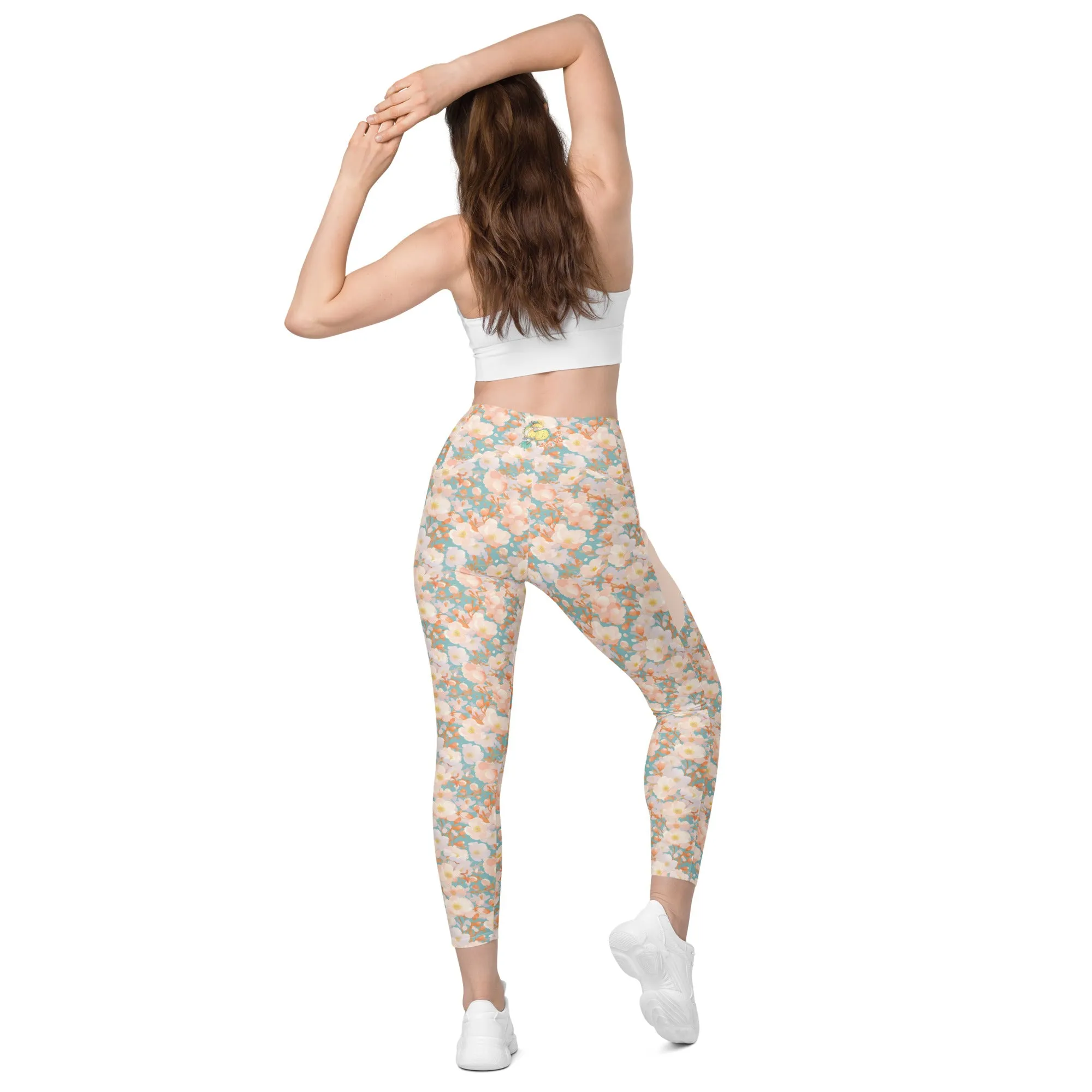 Orange Blossom- Leggings with pockets