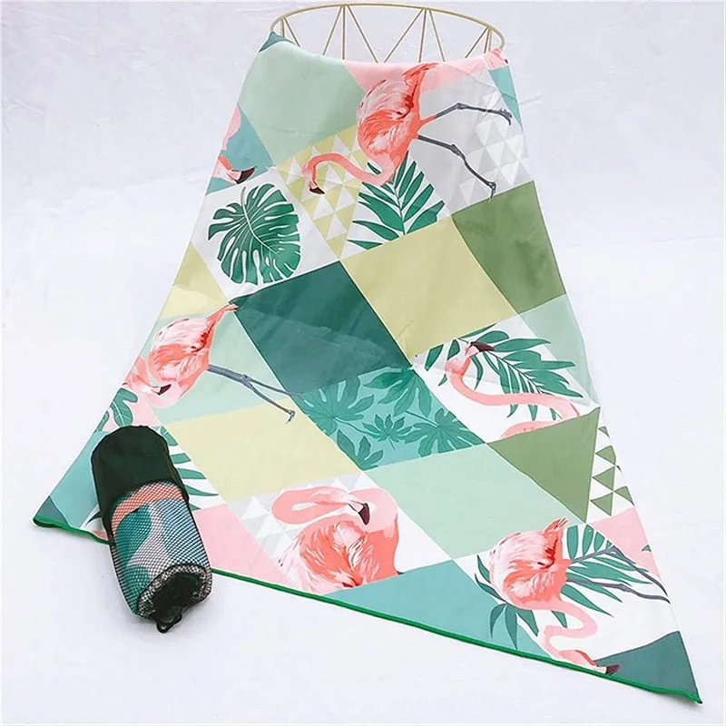 Outdoor Quick Dry  Bohemian Print Portable Big Beach Towel