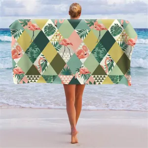 Outdoor Quick Dry  Bohemian Print Portable Big Beach Towel