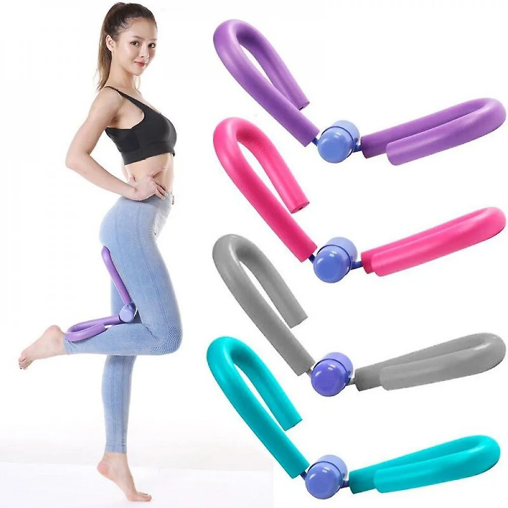 Pink Pvc Leg Thigh Exercisers Gym Sports Thigh Master Leg Muscle Arm Chest Waist Exerciser Workout Machine Gym Home Fitness Equipment