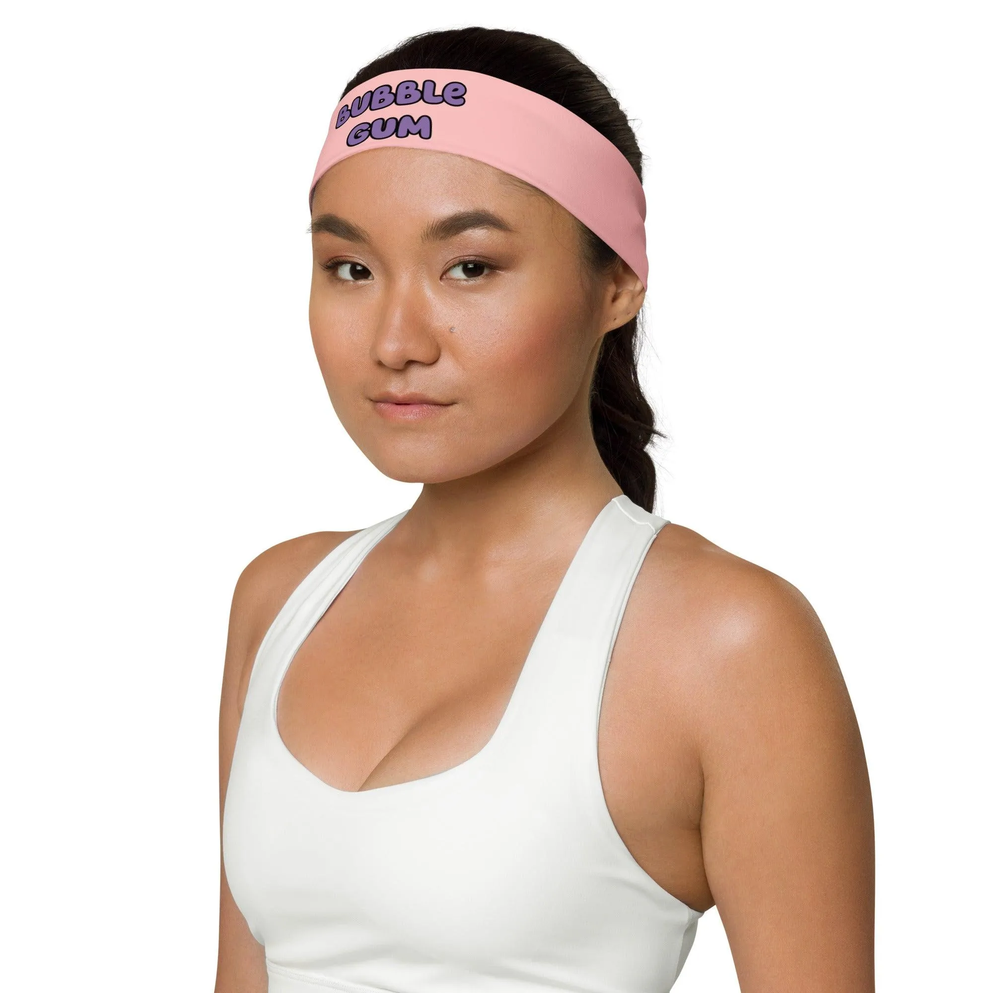 Pop Culture Bubble Gum Yoga Quick Dry Stretch Headband