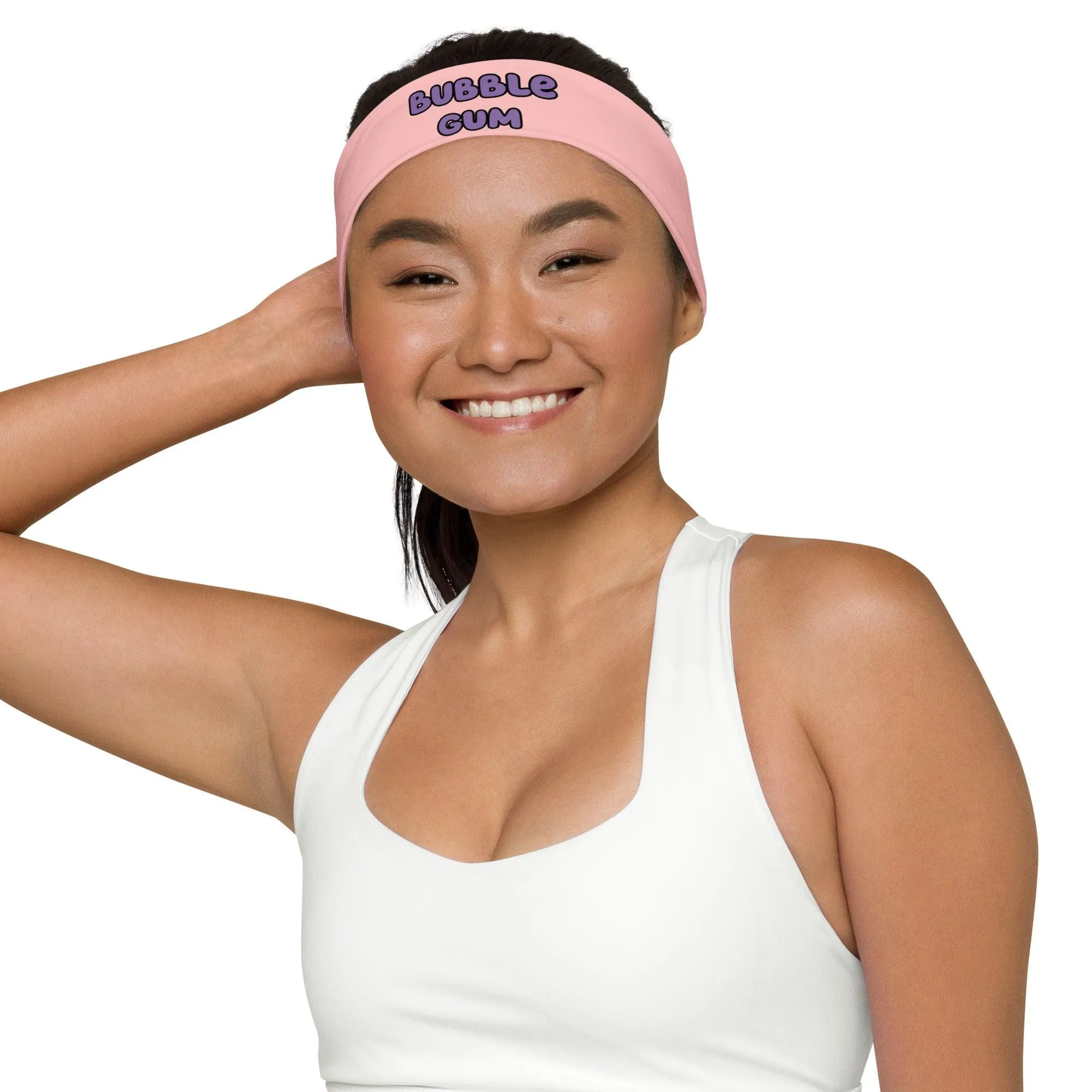 Pop Culture Bubble Gum Yoga Quick Dry Stretch Headband