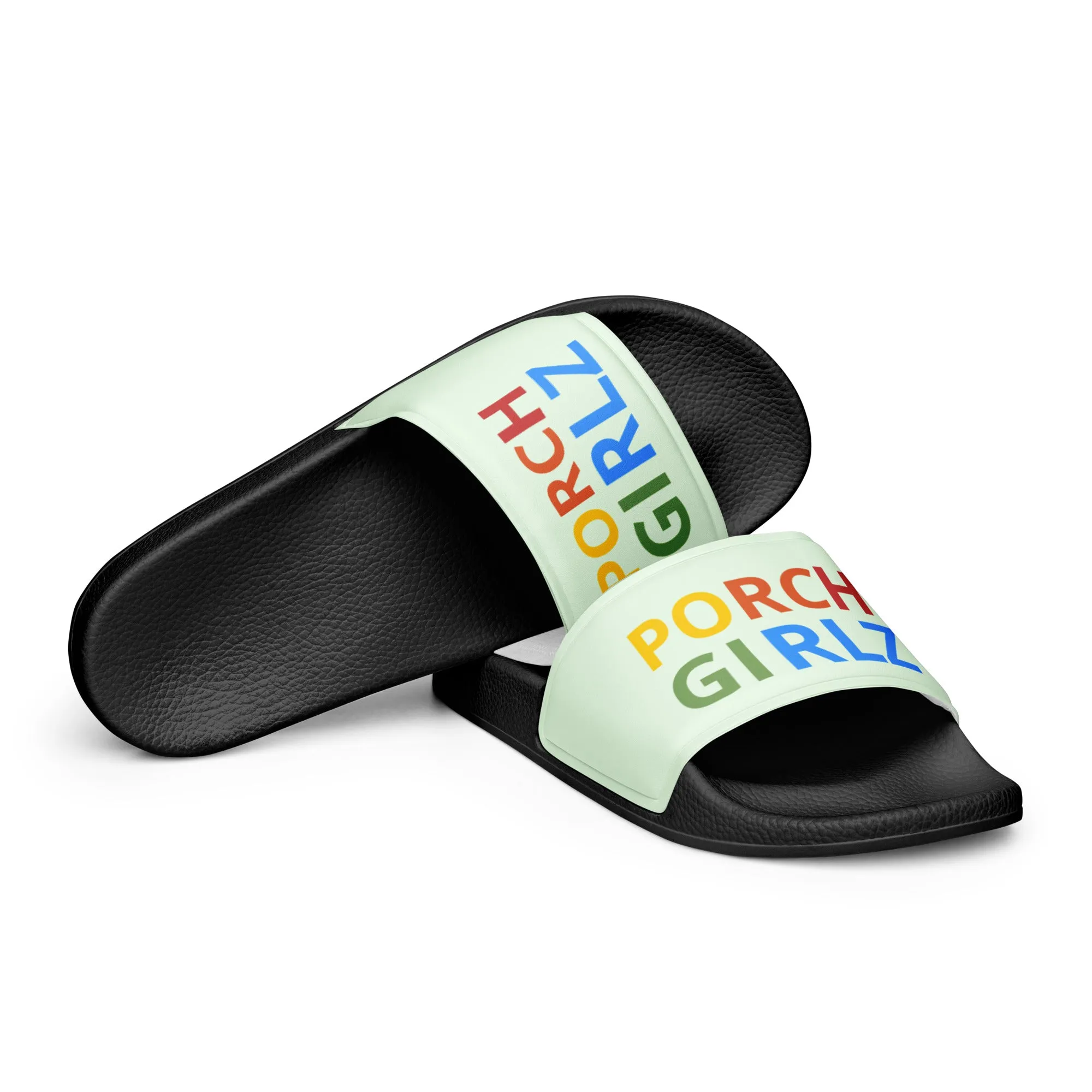 PORCHGIRLZ(HONEYDEW)Women's slides