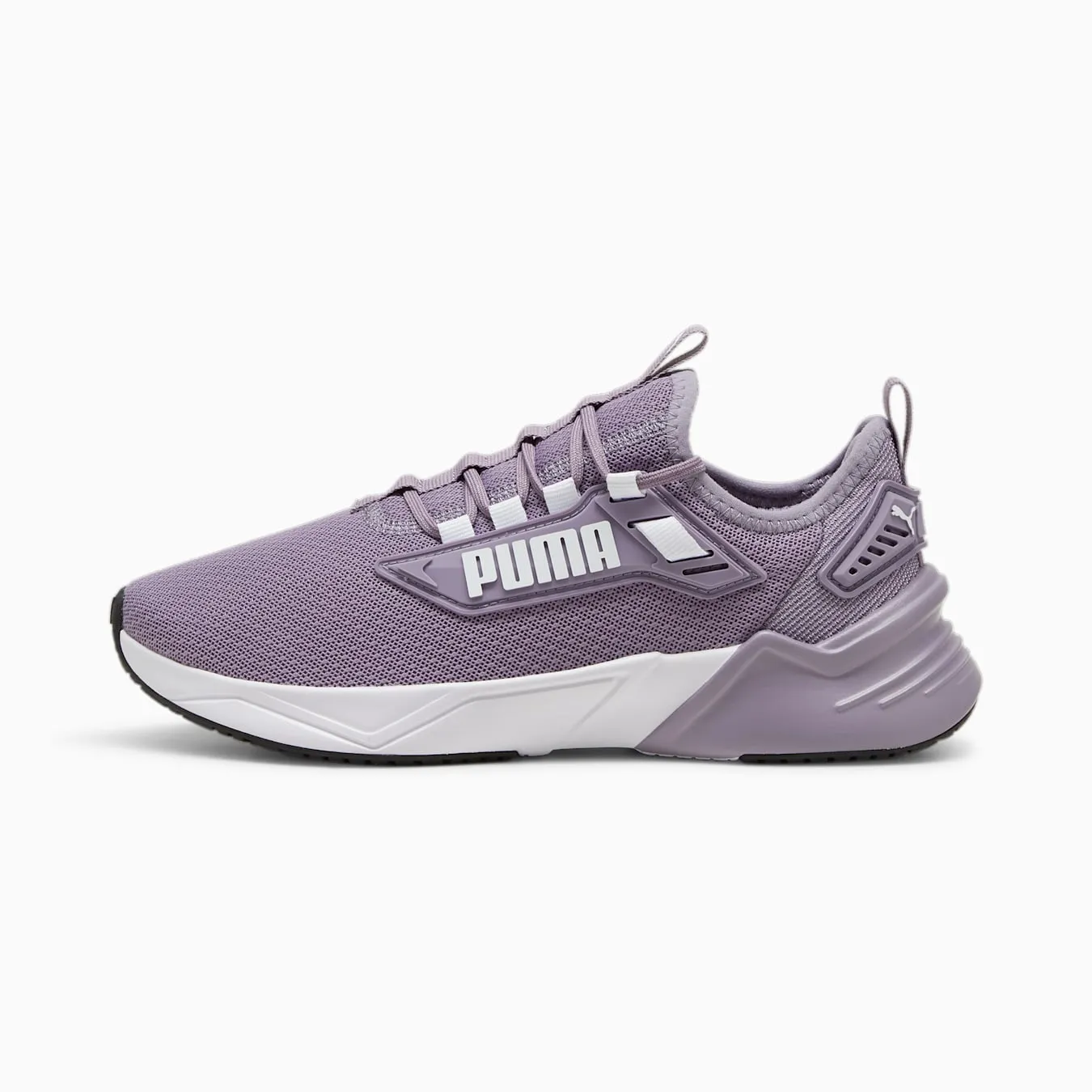 PUMA UNISEX RETALIATE PLUM/WHITE RUNNING SHOES